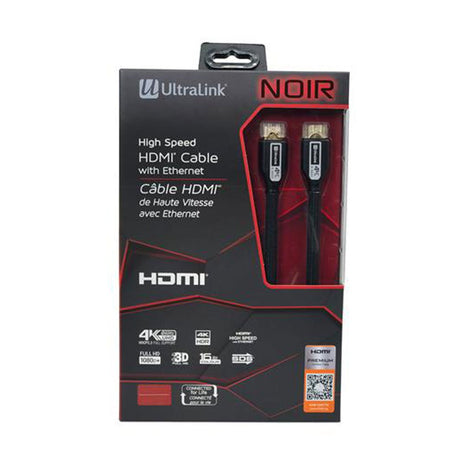 UltraLink ULN2MP Noir High Speed – 2m HDMI Cable