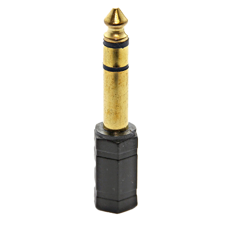Ultralink UHS534B 3.5mm Stereo Mini Jack to 1/4" Plug Adapter