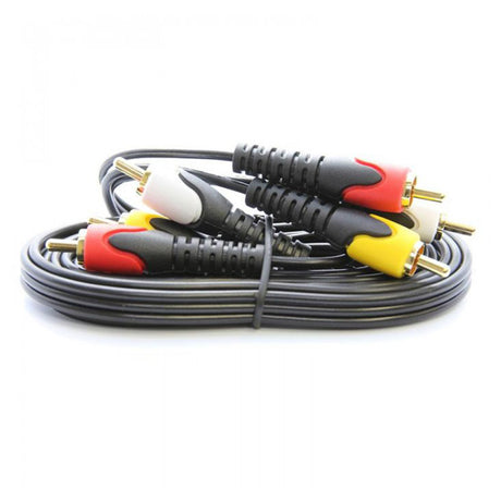 Ultralink UHS147 6 Foot Stereo Audio and Video Cable 3 RCA To 3 RCA