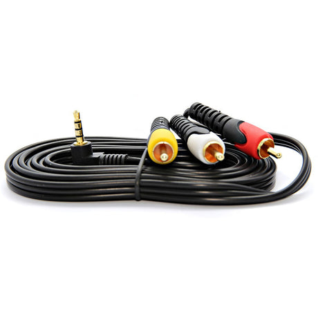 Ultralink UHS191 RCA Stereo Audio / Video To 3.5mm Plug Adapter Cable