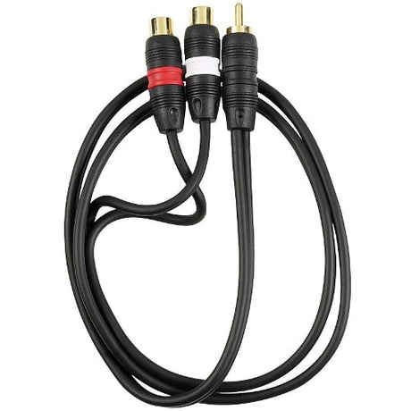 Ultralink UHS569 Gold Plated RCA Connectors Male To 2 RCA Female – 6 Feet