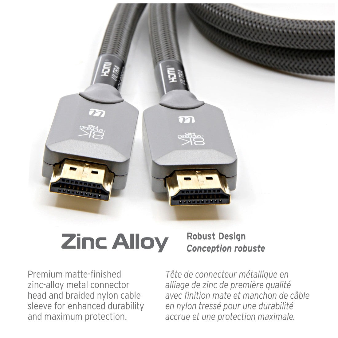 Ultralink ULC8C Caliber 8K Ultra High Speed HDMI Cable