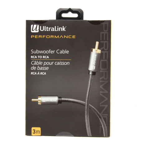 Ultralink ULP2SW3 RCA 3M Subwoofer Cable
