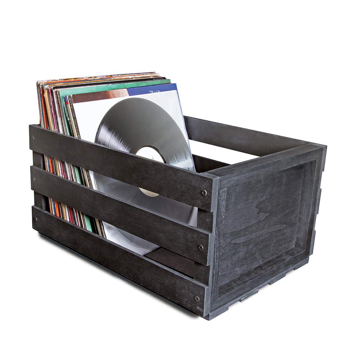 UltraLink ULPRC Record Storage Crate – Black - Gibbys Electronic Supermarket