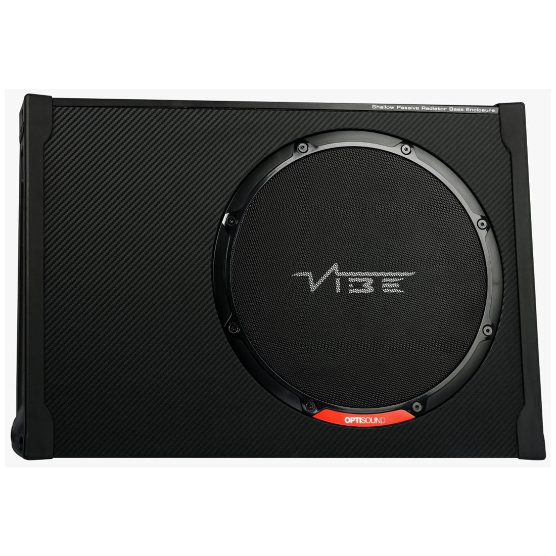 Vibe Audio BAT12S-V0 Black Air Slimline 12" Passive Loaded Subwoofer Enclosure