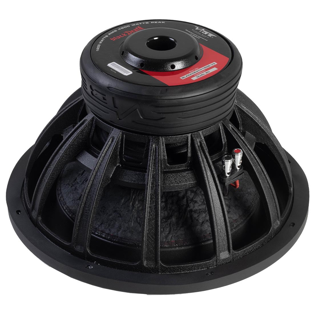 Vibe Audio BD15D2SPL-V3 BlackDeath Series 15" DVC Street Bass Subwoofer