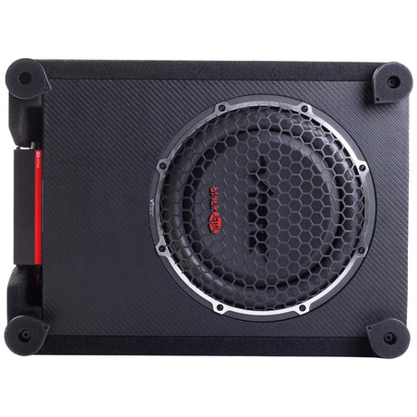 Vibe Audio BA10ASQ-V4 Black Air 10" Shallow Active Loaded Subwoofer Enclosure - Each (BA10ASQV4)