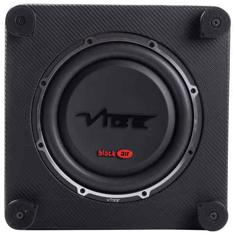 Vibe Audio BASB10-V4 Black Air 10" Shallow Active Loaded Subwoofer Enclosure - Each (BASB10V4)