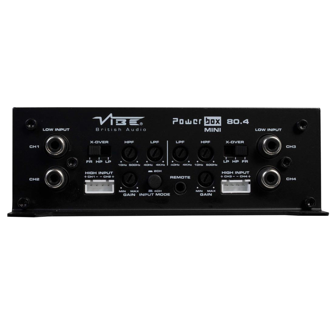 Vibe PB80.4M-V0 Class D 4-Channel Micro Car Amplifier (PB804MV0)