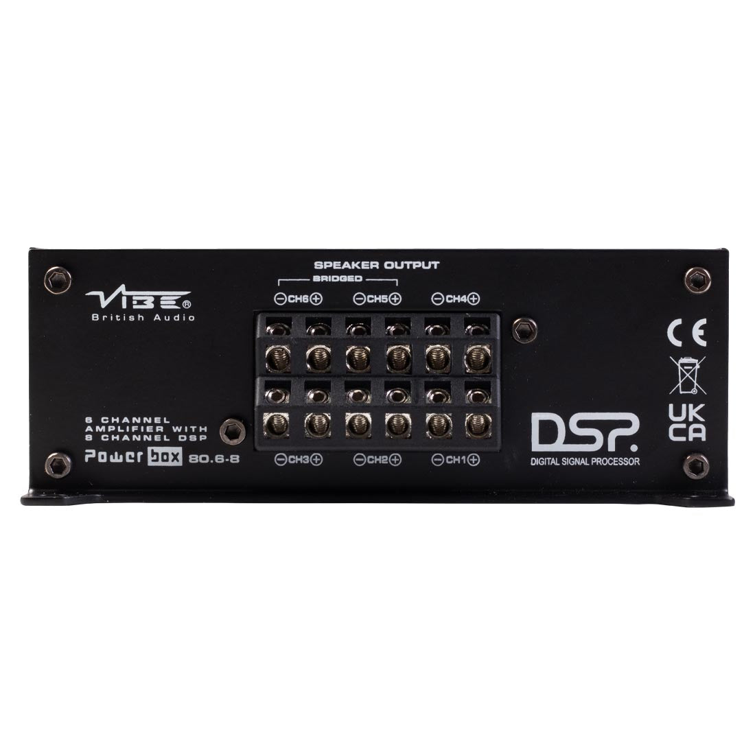 Vibe PB806.8-DSP-V3 Class D 6-Channel Micro Car Amplifier (PB8068DSPV3)