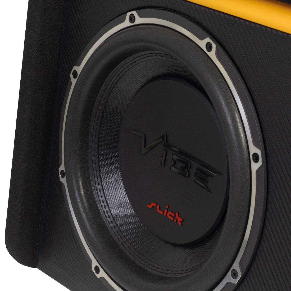 Vibe Audio SLICKMIT12T-V3 12" Dual Loaded Passive Bass Subwoofer Enclosure (SLICKMIT12TV3)