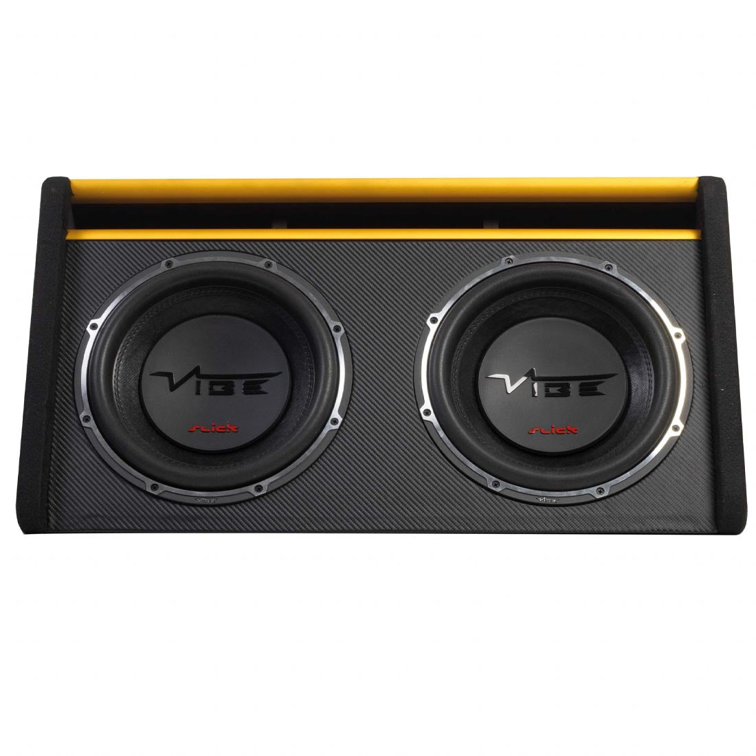 Vibe Audio SLICKMIT12T-V3 12" Dual Loaded Passive Bass Subwoofer Enclosure (SLICKMIT12TV3)