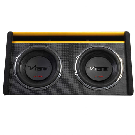 Vibe Audio SLICKMIT12T-V3 12" Dual Loaded Passive Bass Subwoofer Enclosure (SLICKMIT12TV3)
