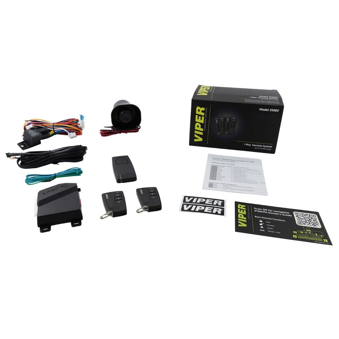 Viper 3100V 1-Way Security System