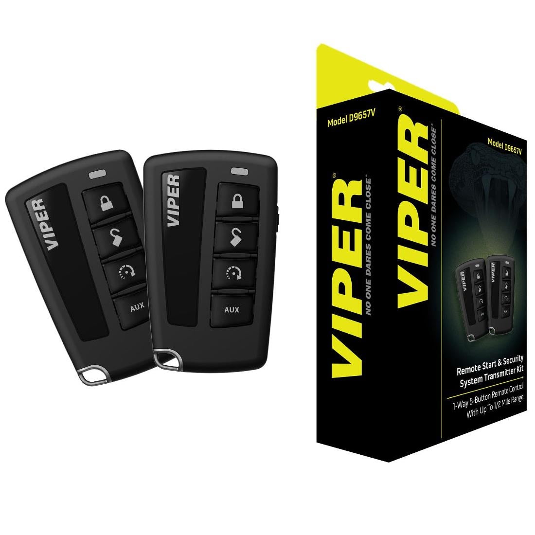 Viper D9657V 1-Way 5-Button Security System and Remote Starter