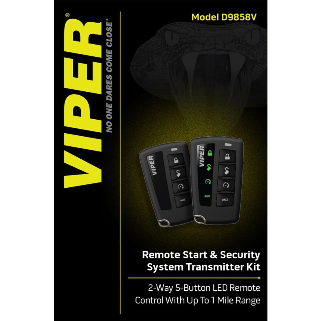 Viper D9858V 2-Way 5-Button LCD Security System and Remote Starter