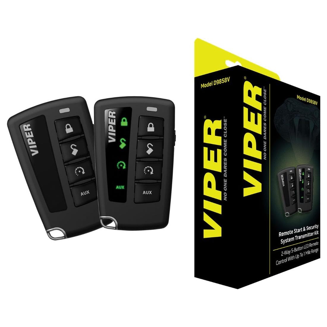 Viper D9858V 2-Way 5-Button LCD Security System and Remote Starter