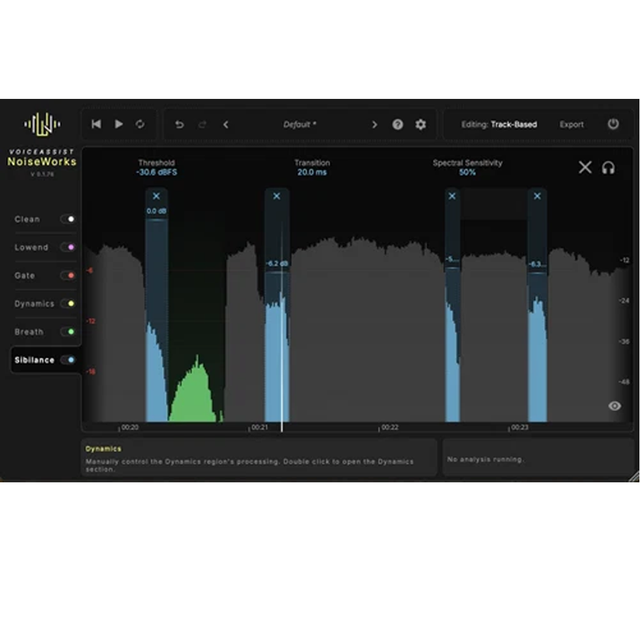 NoiseWorks VoiceAssist Basic ARA Vocal & Dialogue Editing Plugin