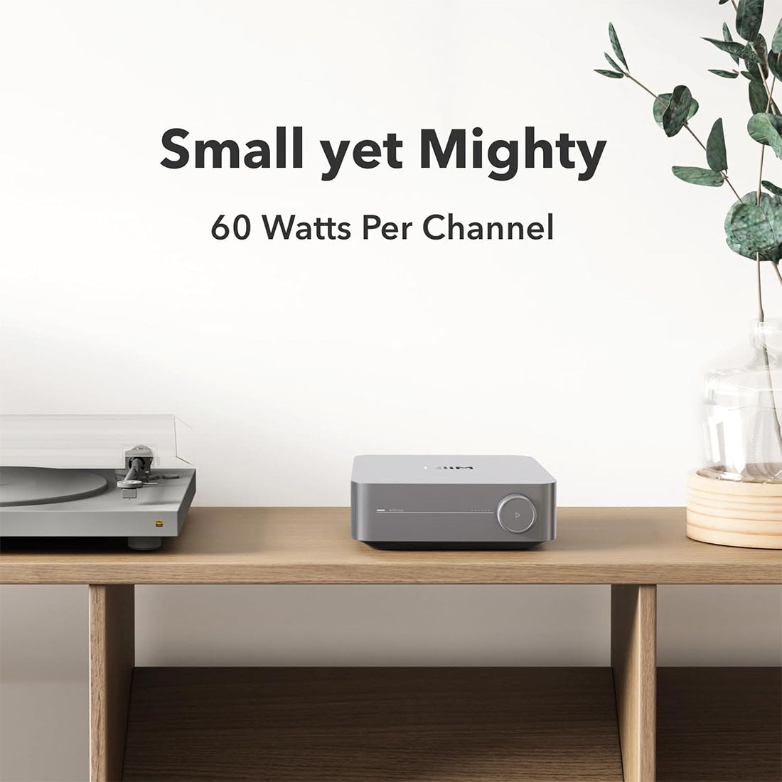 WiiM WIIMAMPPRO Multiroom Streaming Amplifier - Space Gray