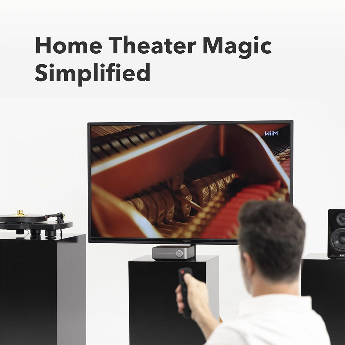 WiiM WIIMAMPPRO Multiroom Streaming Amplifier - Space Gray