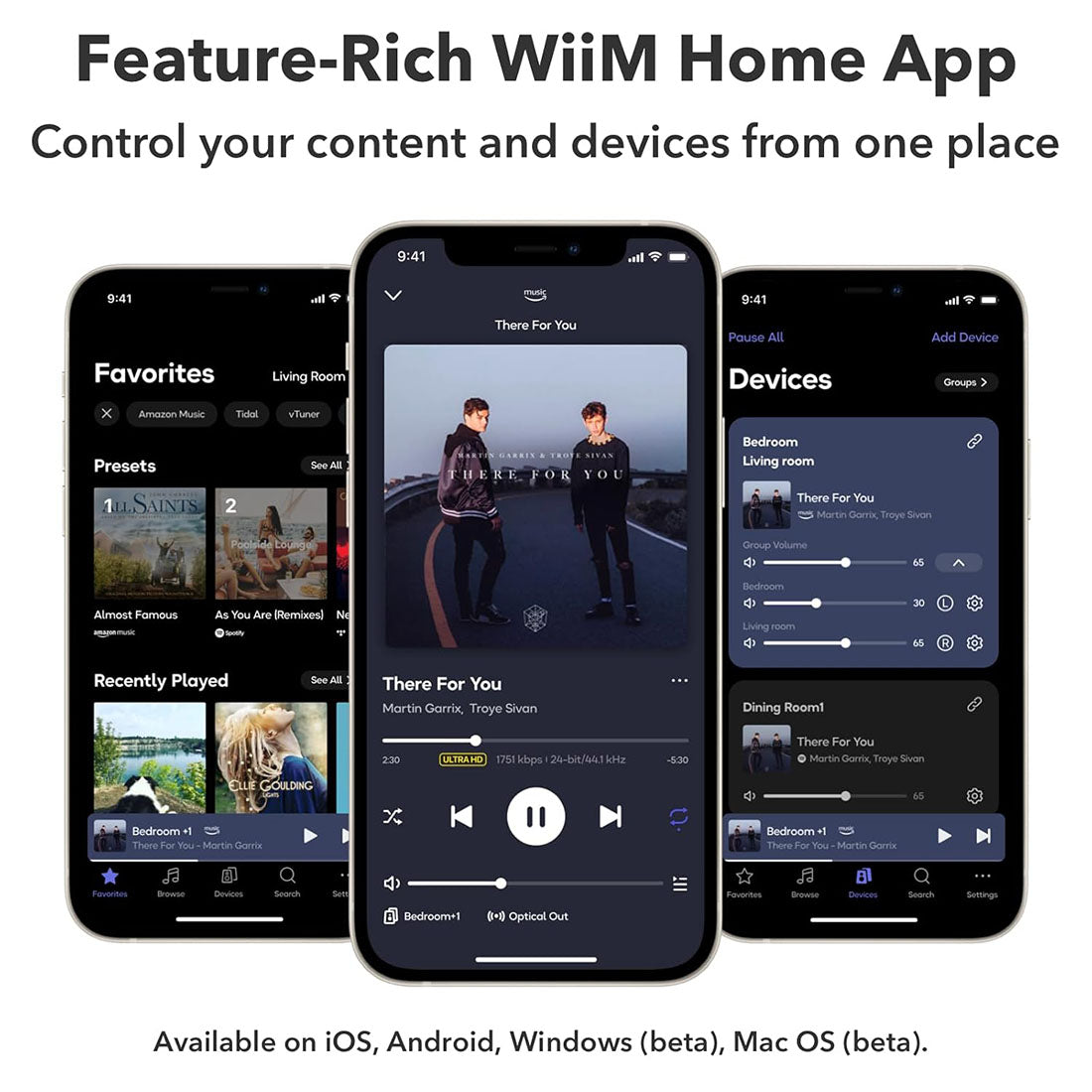 WiiM WIIMAMPPRO Multiroom Streaming Amplifier - Space Gray