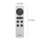 WiiM Voice Remote 2 size diagram