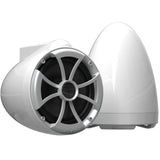 Wet Sounds ICON8W-SCV2 8" Marine Speakers with Swivel Clamp - White - Pair