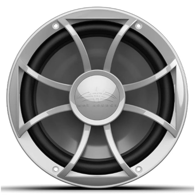 Wet Sounds RECON10FA-S 10" 4-Ohm Freeair Marine Subwoofer with Silver Grilles - Each