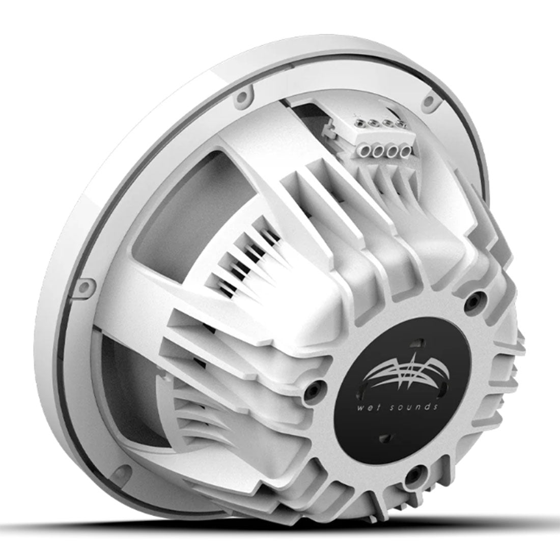 Wet Sounds RECON10FA-XW-W 10" 4-Ohm Freeair Marine Subwoofer - White - Each