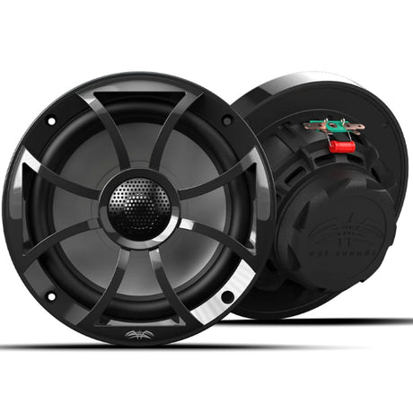 Wet Sounds RECON6-BG 6.5" Marine Speakers - Black - Pair