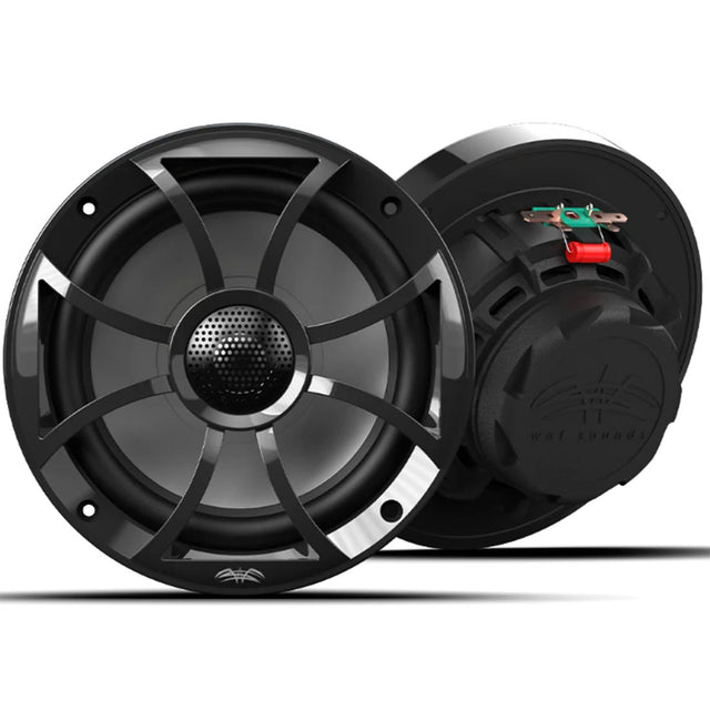 Wet Sounds RECON6-BG 6.5" Marine Speakers - Black - Pair