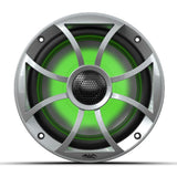 Wet Sounds RECON6-SRGB 6.5" RGB Marine Speakers with Silver Grilles - Black - Pair