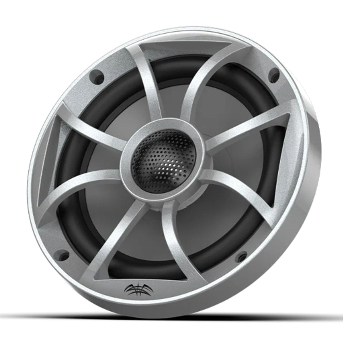 Wet Sounds RECON6-SRGB 6.5" RGB Marine Speakers with Silver Grilles - Black - Pair