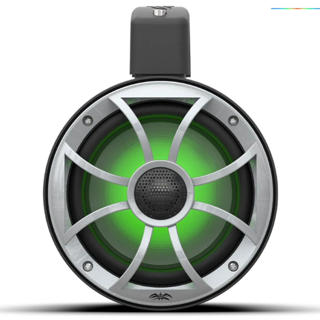 Wet Sounds RECON6POD-B 6.5" Marine Speakers with RBG LED Lights  - Black - Pair