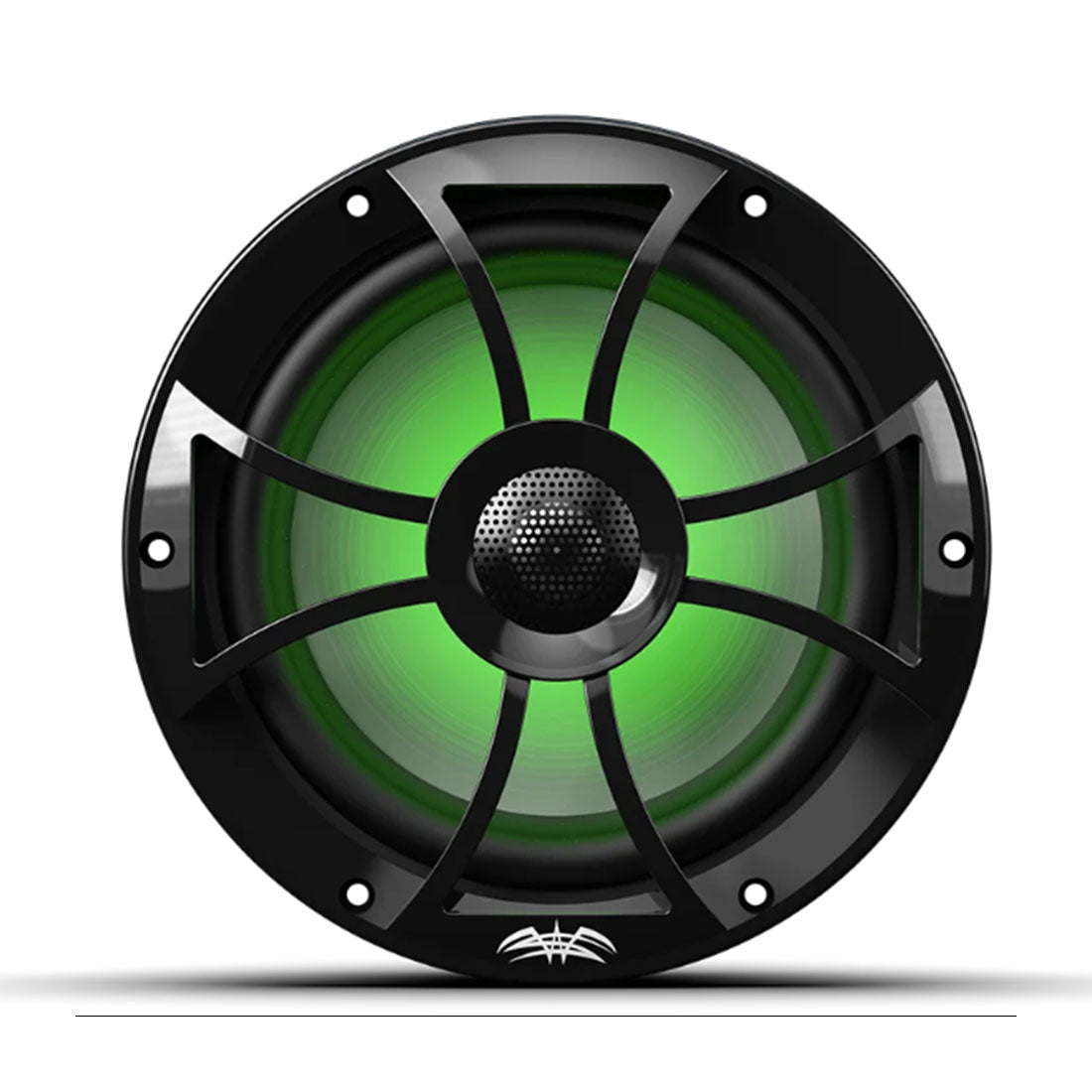 Wet Sounds RECON8-BGRGB 8" Marine Speakers with RBG LED Lights - Black - Pair
