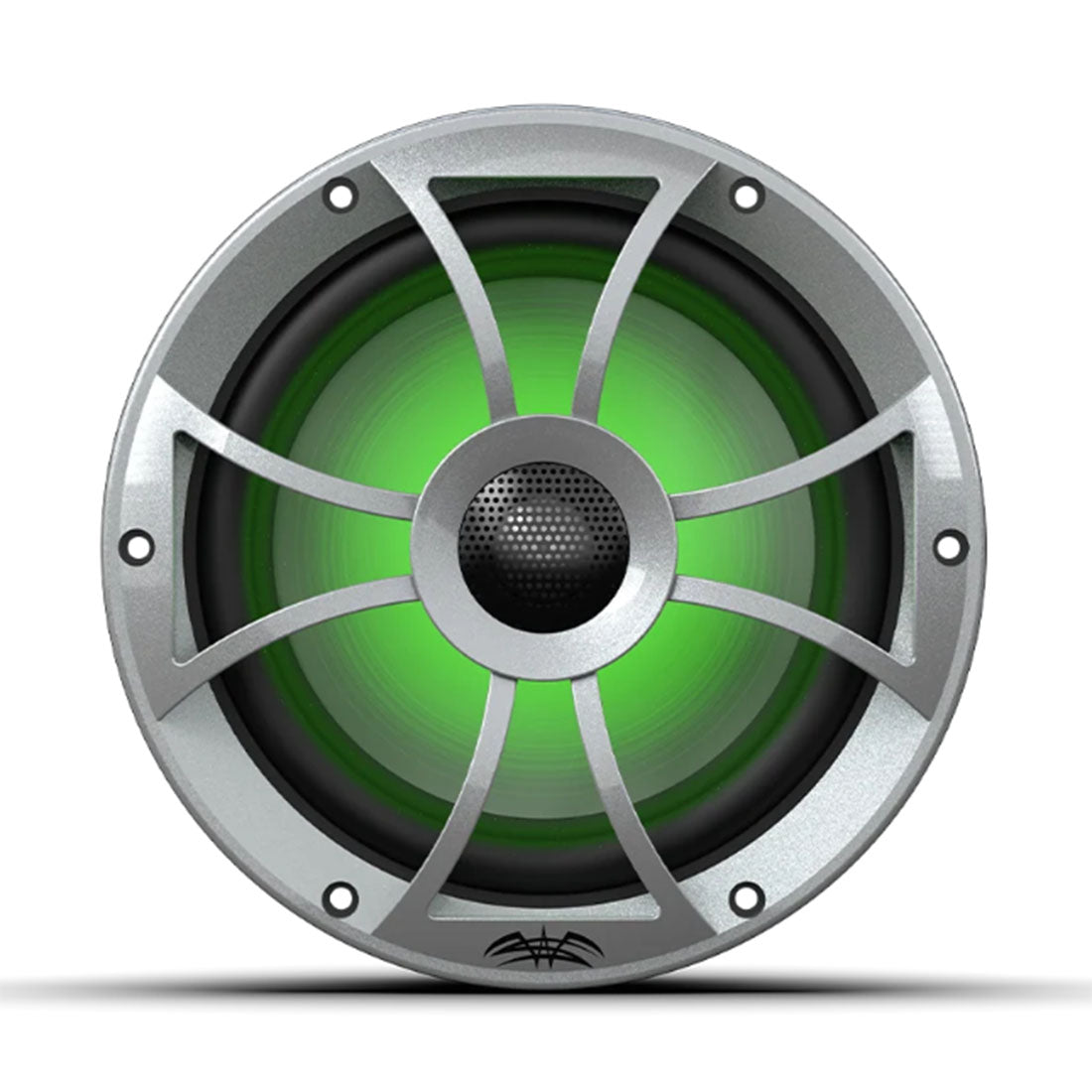 Wet Sounds RECON8-SRGB 8" Marine RGB Speakers with Silver Grilles - Pair
