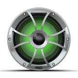Wet Sounds RECON8-SRGB 8" Marine RGB Speakers with Silver Grilles - Pair