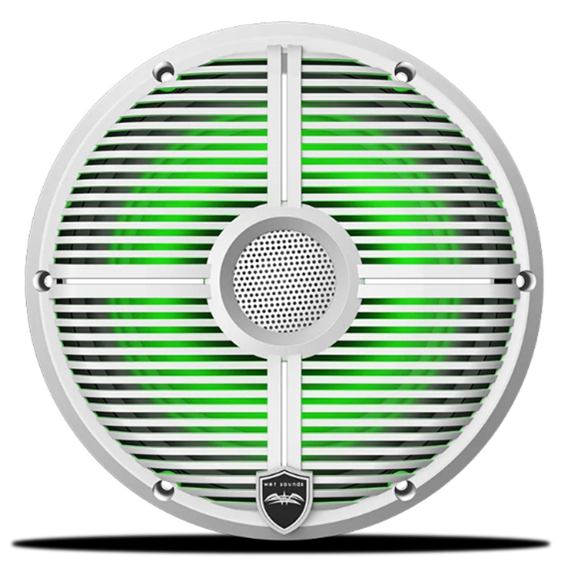 Wet Sounds RECON8XW-WRGB 8" Marine Speakers with RGB LED Lights - White - Pair