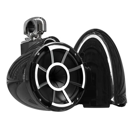 Wet Sounds REV10B-SCV2 10" Marine Speakers with Swivel Clamp - Black - Pair