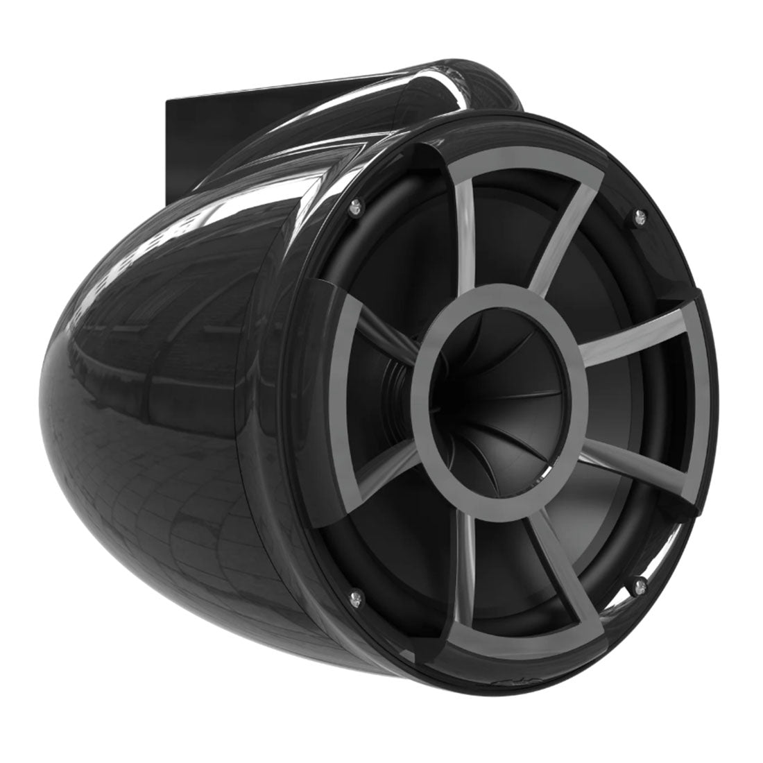 Wet Sounds REV10B-XV2 10" Marine Tower Speakers - Black - Pair