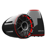 Wet Sounds REV10HD-B 10" Marine Tower Speakers with RGB Lights - Black - Pair