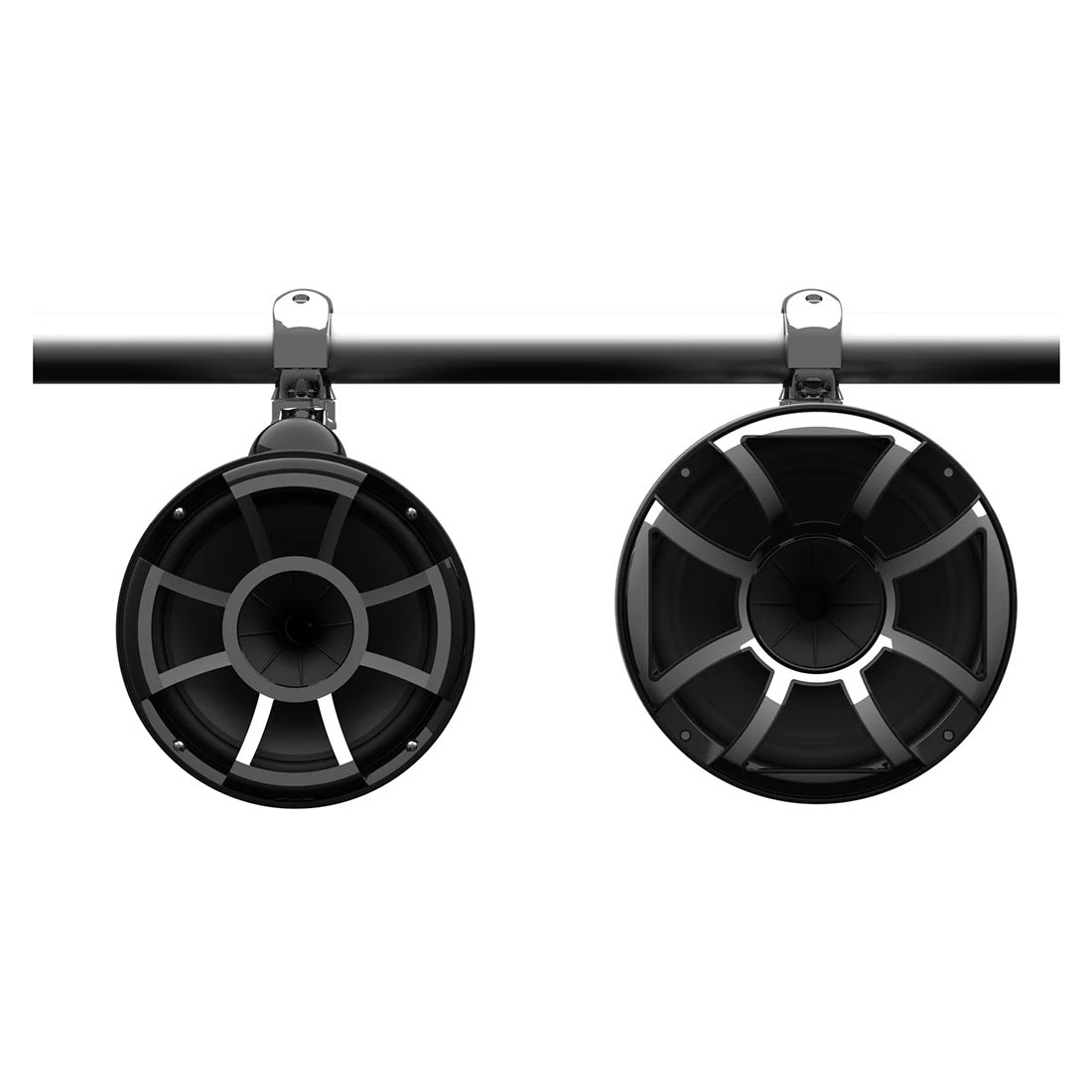Wet Sounds REV10HD-B 10" Marine Tower Speakers with RGB Lights - Black - Pair