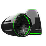 Wet Sounds REV10HD-B 10" Marine Tower Speakers with RGB Lights - Black - Pair