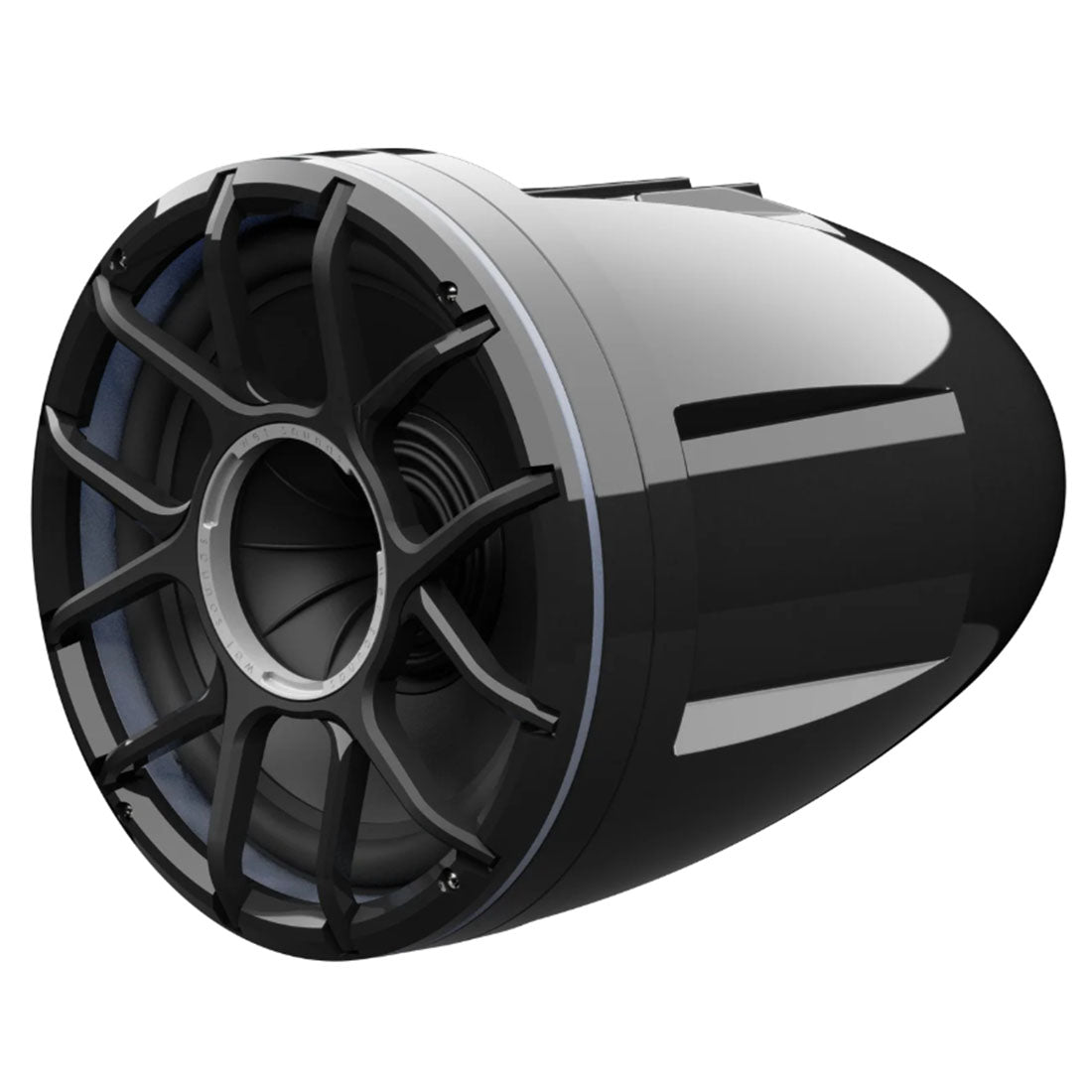 Wet Sounds REV10HD-B 10" Marine Tower Speakers with RGB Lights - Black - Pair