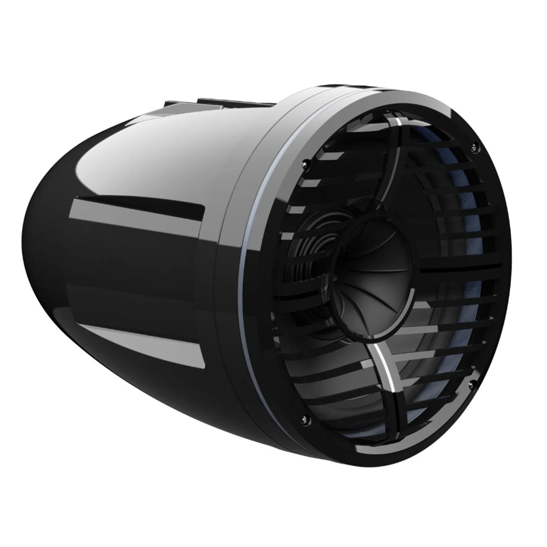 Wet Sounds REV10HD-B 10" Marine Tower Speakers with RGB Lights - Black - Pair