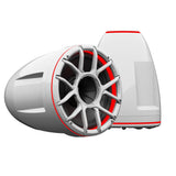 Wet Sounds REV10HD-W 10" Marine Tower Speakers with RBG LED Lights - White - Pair