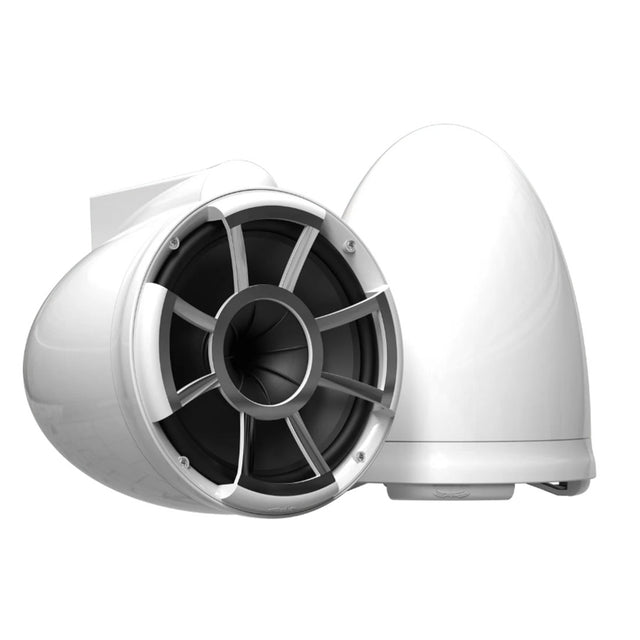 Wet Sounds REV10W-XV2 10" Marine Tower Speakers - White - Pair