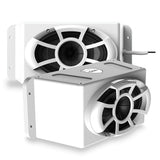 Wet Sounds REV5X7SM-W 5"x7" Surface Mount Marine Speakers - White - Pair