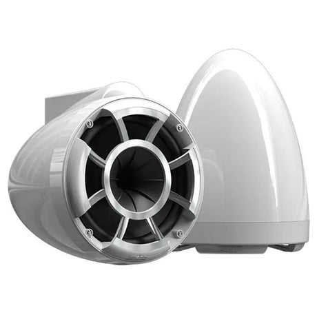 Wet Sounds REV8W-XV2 8" Coaxial Marine Tower Speakers - White - Pair