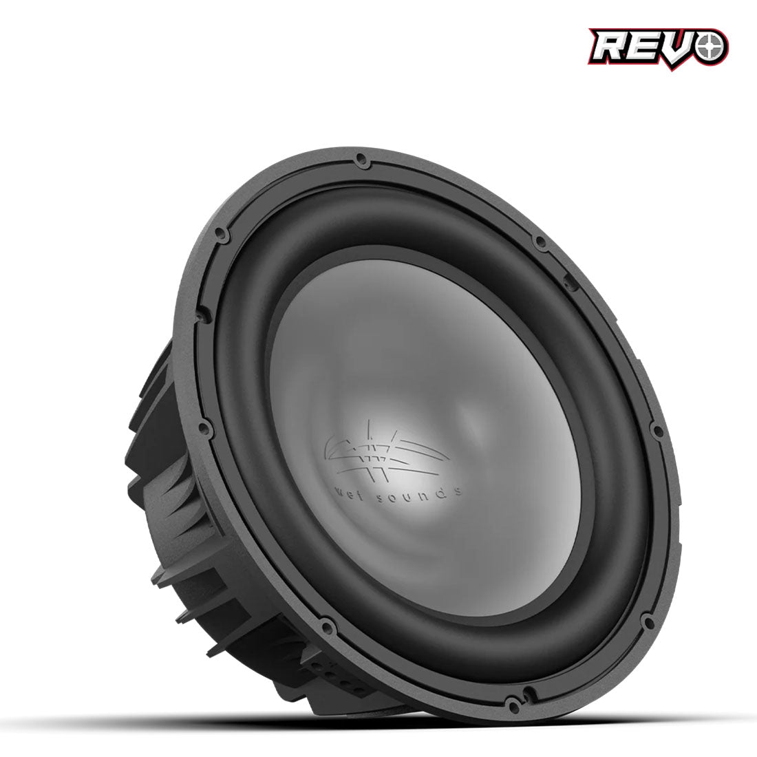 Wet Sounds REVO12FAS2V3 12" 2-Ohm Free-air Marine Subwoofer - Black - Each